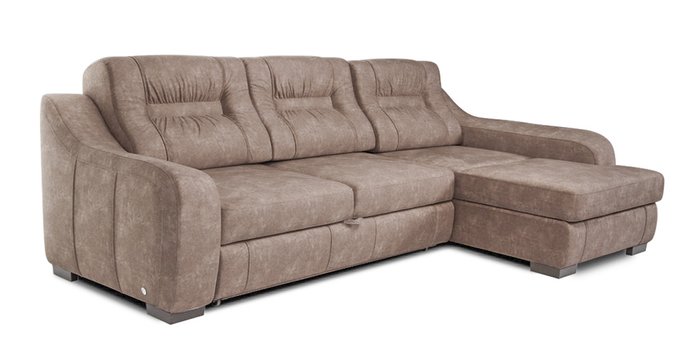 Угловой диван-кровать Ройс коричневого цвета - купить Угловые диваны по цене 129476.0