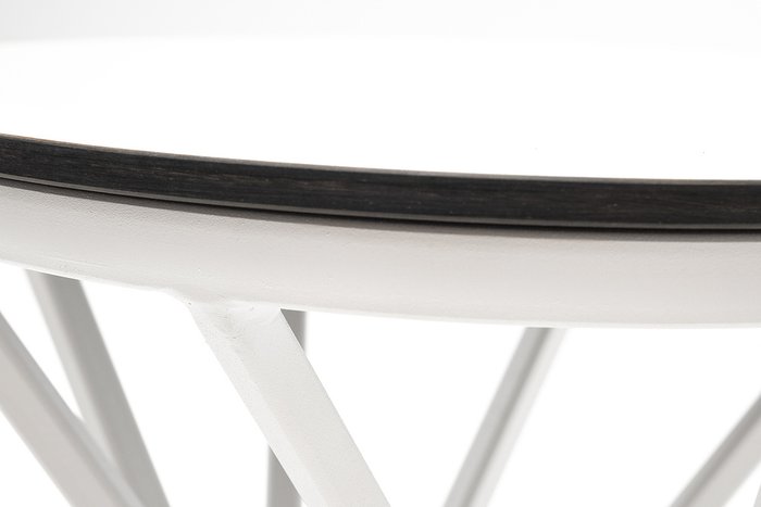 Кофейный столик Сантьяго белого цвета - лучшие Садовые столы в INMYROOM