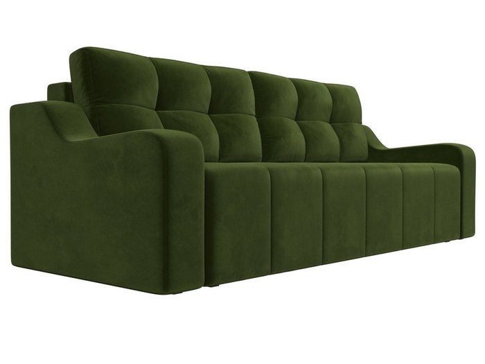 Прямой диван-кровать Итон зеленого цвета - лучшие Прямые диваны в INMYROOM