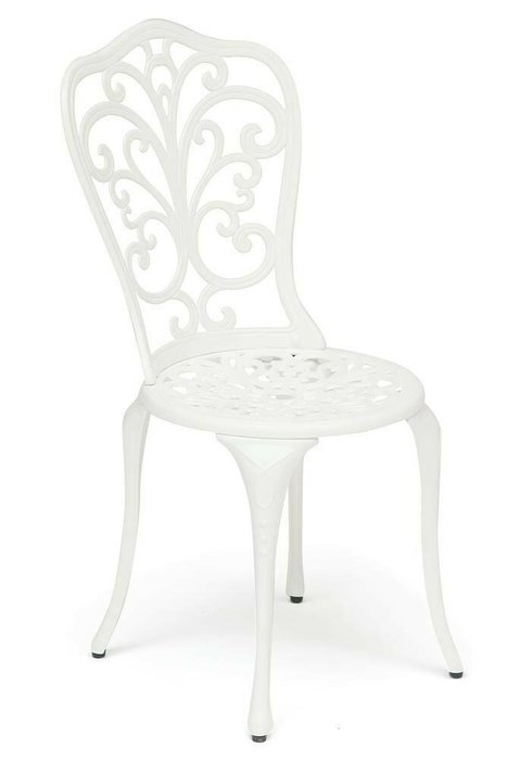 Комплект из двух стульев Mozart белого цвета - купить Садовые стулья по цене 13300.0