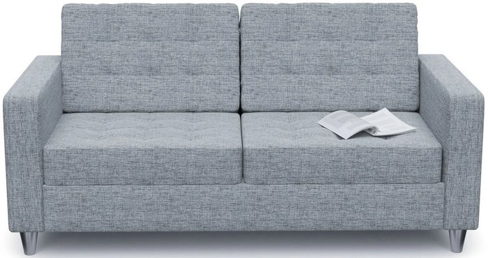 Диван-кровать прямой Камелот серого цвета - купить Прямые диваны по цене 35517.0