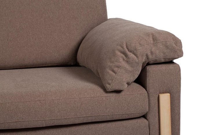 Диван Como Sofa коричневого цвета - лучшие Прямые диваны в INMYROOM