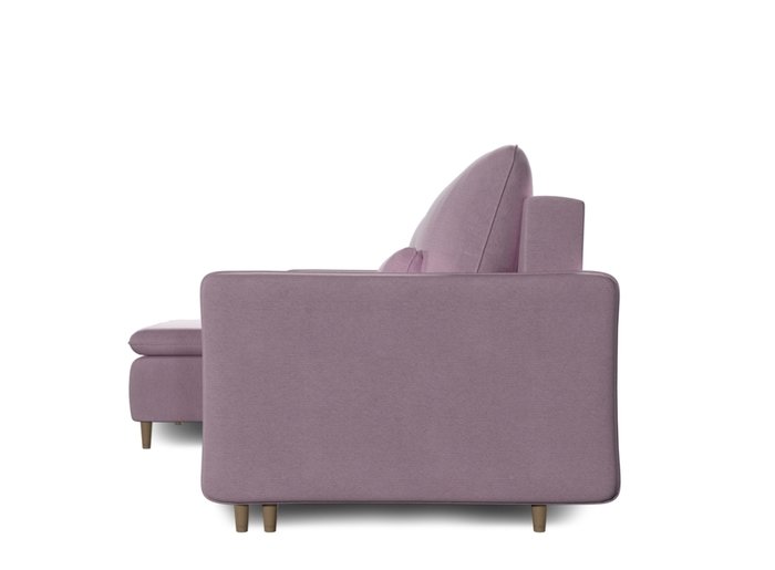 Диван-кровать Ron фиолетового цвета - лучшие Угловые диваны в INMYROOM