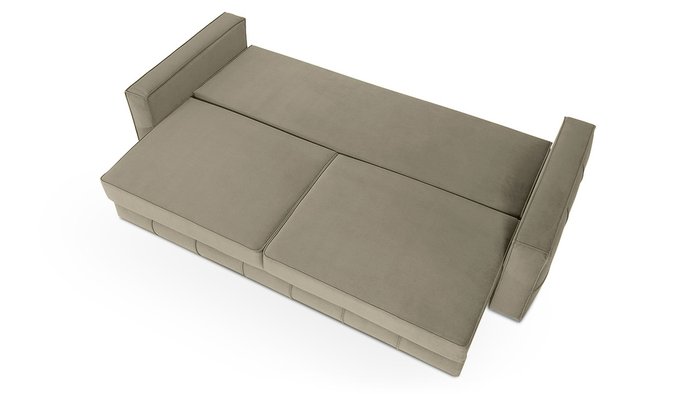 Прямой диван-кровать Диадема Лайт бежевого цвета - купить Прямые диваны по цене 56900.0