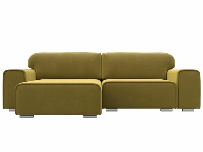 Угловой диван-кровать Лига 029 желтого цвета левый угол - купить Угловые диваны по цене 63999.0