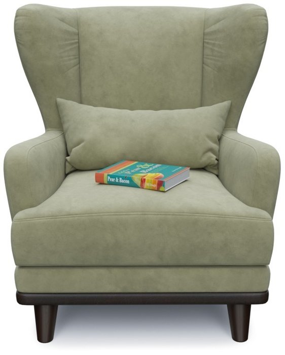 Кресло Роберт Хаки зеленого цвета  - купить Интерьерные кресла по цене 6750.0