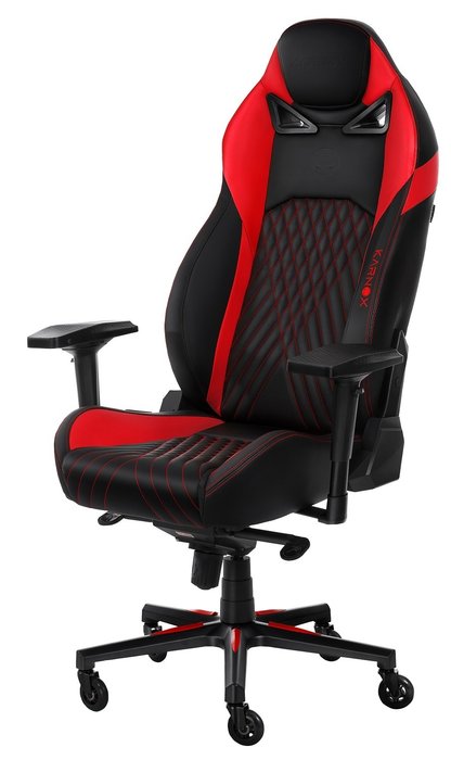 Премиум игровое кресло Gladiator черно-красного цвета