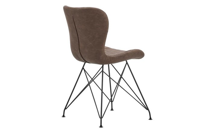 Мягкий стул коричневого цвета - лучшие Обеденные стулья в INMYROOM
