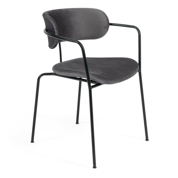 Набор из двух стульев Van Hallen cерого цвета - купить Обеденные стулья по цене 15940.0