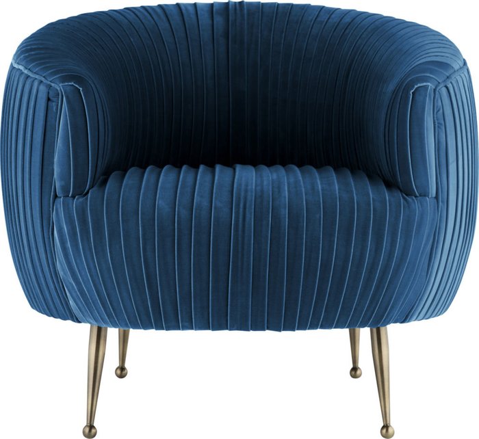 Кресло Poly Blue синего цвета - купить Интерьерные кресла по цене 115700.0