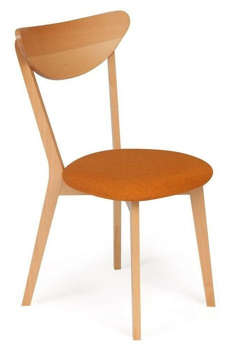 Комплект из двух стульев Maxi оранжевого цвета - купить Обеденные стулья по цене 12280.0