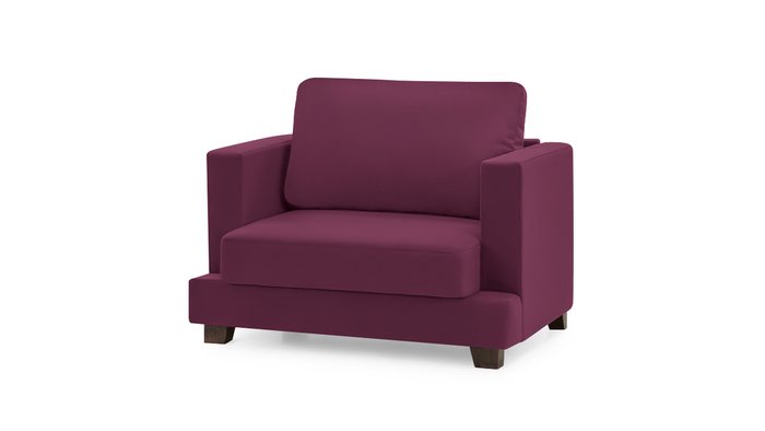 Кресло Плимут фиолетового цвета