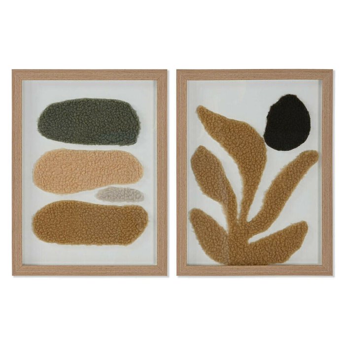 Картина Абстракция город 30 x 2,5 x 40 cm (2 штук)
