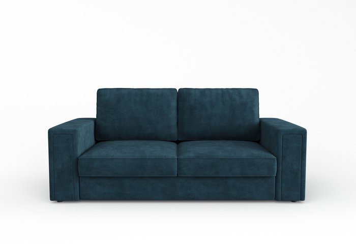 Диван-кровать Вивьен синего цвета - купить Прямые диваны по цене 97889.0
