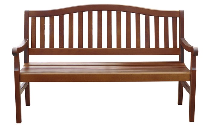 Скамья Rosendal коричневого цвета - лучшие Садовые скамейки в INMYROOM