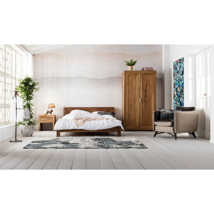 Кровать Authentico из палисандра и акации 160х200 - купить Кровати для спальни по цене 130500.0