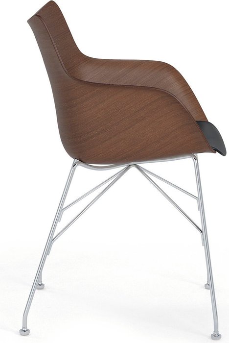 Стул  Kartell Smart коричневого цвета - лучшие Обеденные стулья в INMYROOM
