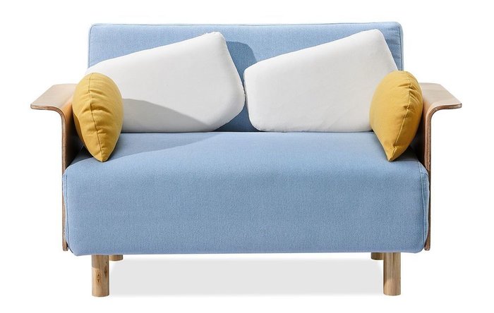 Диван-кровать Malibu голубого цвета - лучшие Прямые диваны в INMYROOM