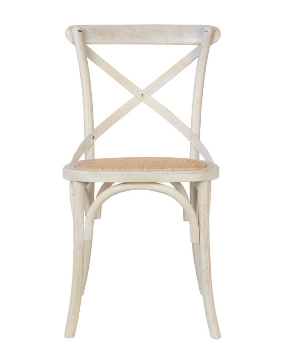 Стул Cross back white brush - купить Обеденные стулья по цене 15900.0