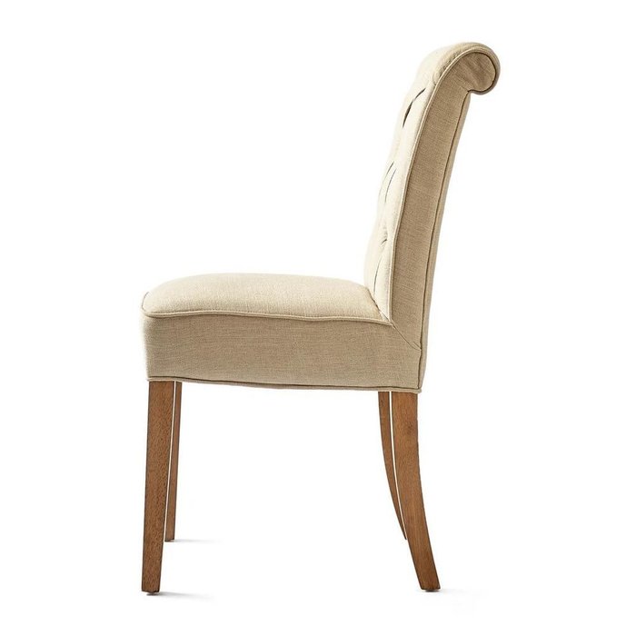 Обеденный стул Хемптон бежевого цвета - лучшие Обеденные стулья в INMYROOM