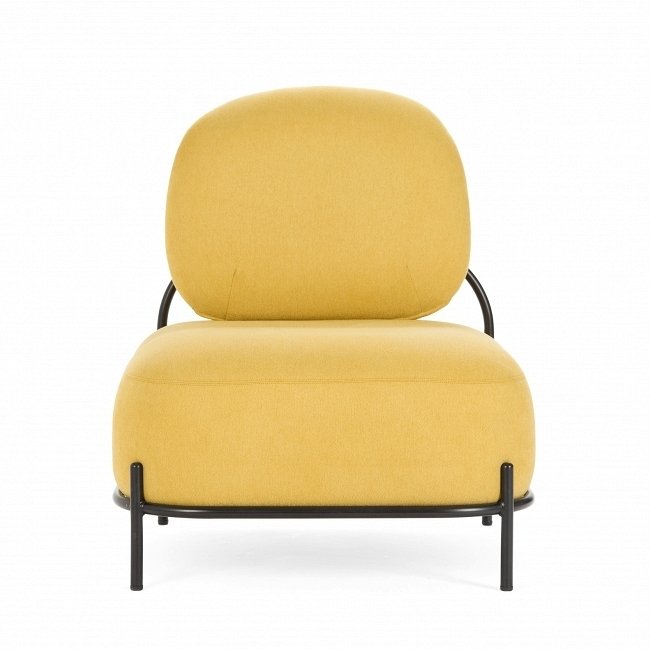 Дизайнерское кресло Pawai горчичного цвета - лучшие Интерьерные кресла в INMYROOM