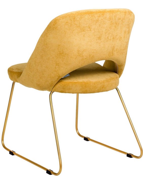 Стул Lars желтого цвета - лучшие Обеденные стулья в INMYROOM