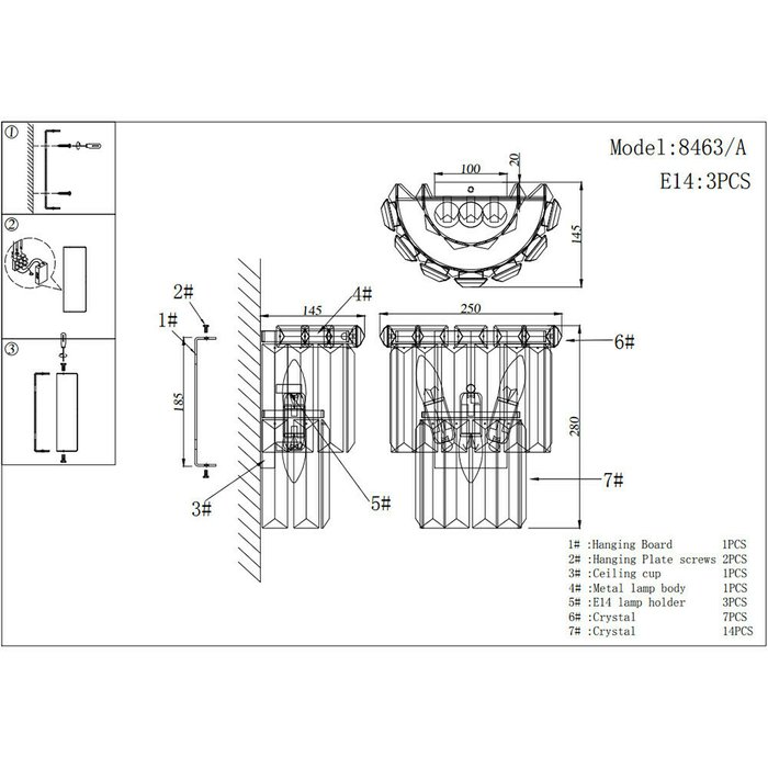 Бра Newport 8460 Michelle 8463/A brass - купить Бра и настенные светильники по цене 35025.0 Бра Newport 8460 Michelle 8463/A brass - купить Бра и настенные светильники по цене 35025.0