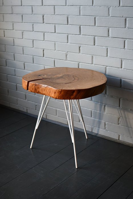 Кофейный стол Oak 14 бело-коричневого цвета - купить Кофейные столики по цене 23900.0