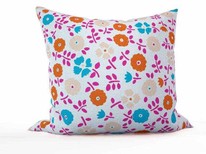 Декоративная подушка: Маленькие цветульки