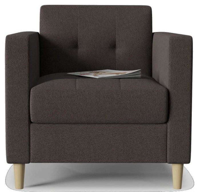 Кресло Квест Choco темно-коричневого цвета - купить Интерьерные кресла по цене 15689.0