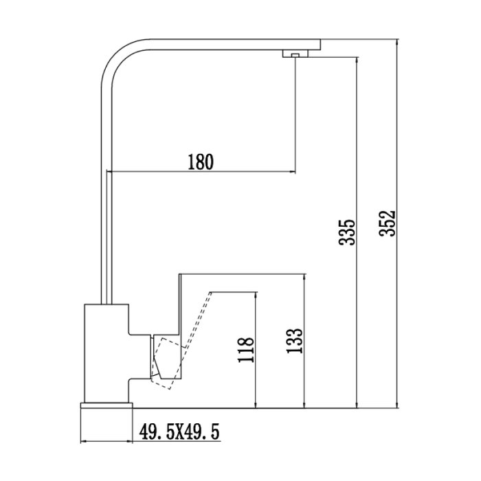 Смеситель для кухни Fmark FS8132C золотого цвета - купить Смесители для кухни по цене 4727 Смеситель для кухни Fmark FS8132C золотого цвета - купить Смесители для кухни по цене 4727
