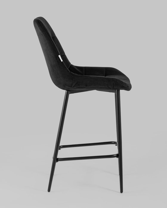 Стул полубарный Флекс черного цвета - лучшие Барные стулья в INMYROOM