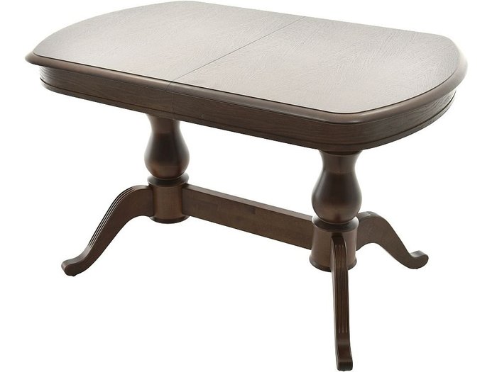Стол раздвижной Фабрицио темно-коричневого цвета - купить Обеденные столы по цене 34675.0