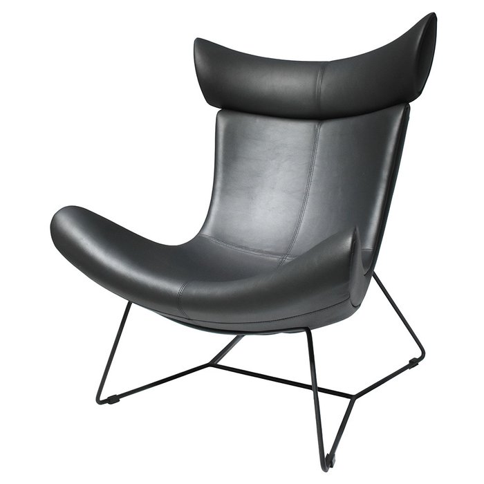 Кресло TORO Loft чёрного цвета - лучшие Интерьерные кресла в INMYROOM