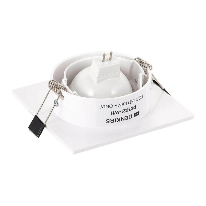 Встраиваемый светильник DK3021-WH (пластик, цвет белый) - лучшие Встраиваемые споты в INMYROOM