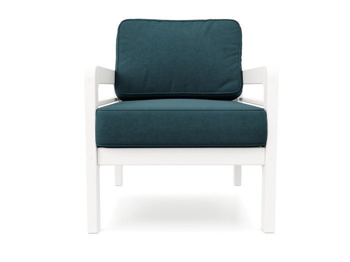 Кресло Бергер темно-голубого цвета - купить Интерьерные кресла по цене 19990.0