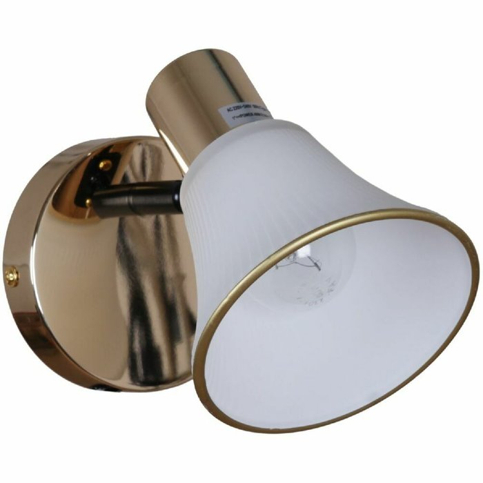 Спот 05901-0.8-01 BK+FGD (стекло, цвет белый) - лучшие Бра и настенные светильники в INMYROOM