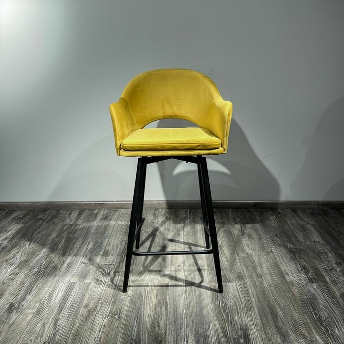 Барный стул Магриб New горчичного цвета - купить Барные стулья по цене 13900.0