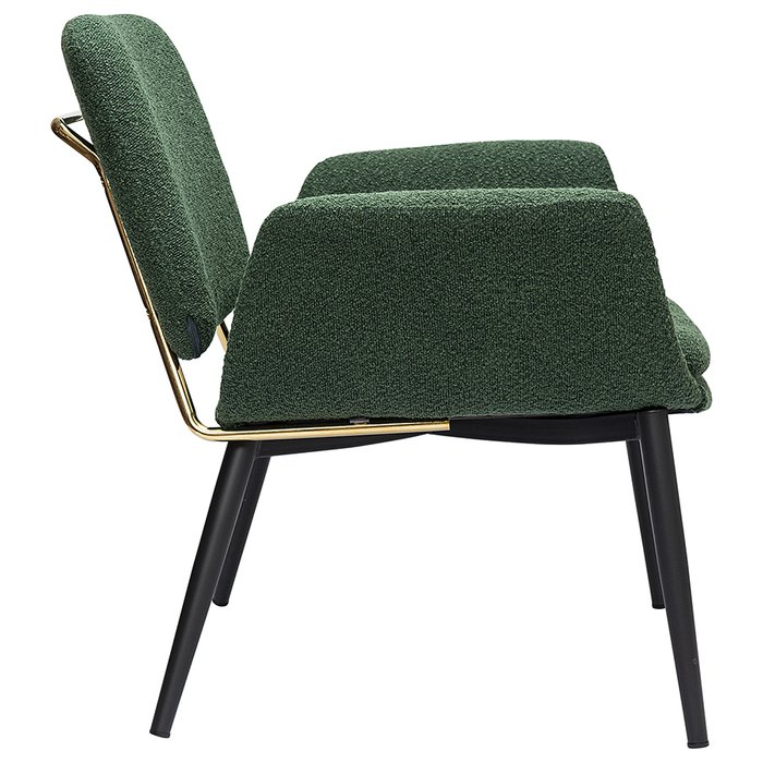 Кресло Hilde темно-зеленого цвета - лучшие Интерьерные кресла в INMYROOM