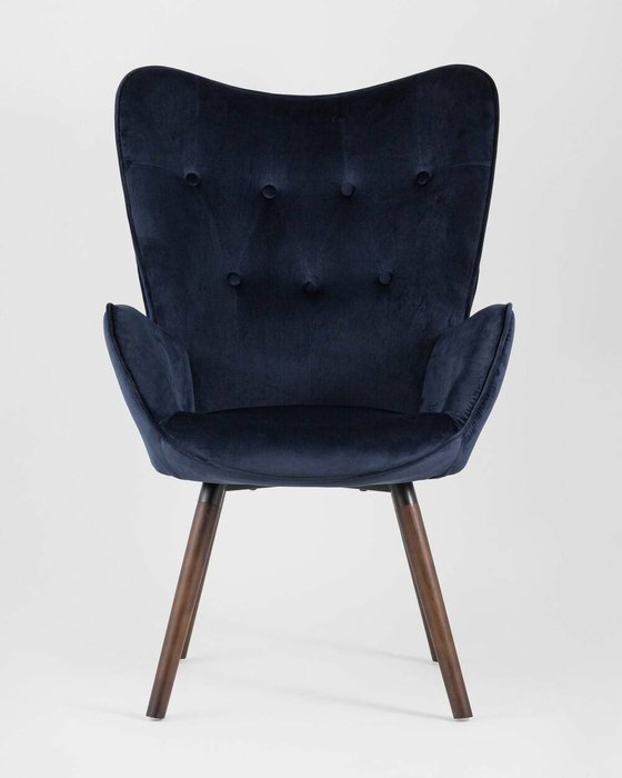 Стул Гранд темно-синего цвета - лучшие Обеденные стулья в INMYROOM