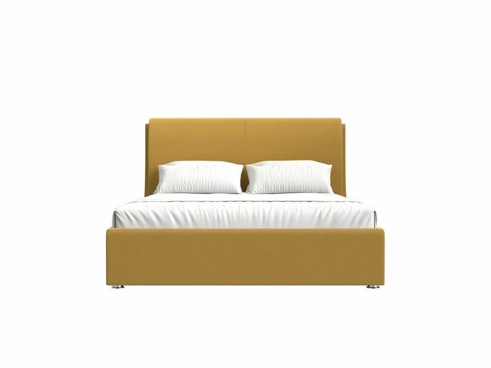 Кровать Принцесса 160х200 желтого цвета с подъемным механизмом - купить Кровати для спальни по цене 82999.0