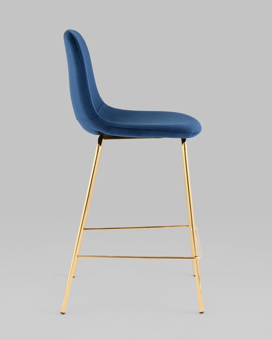 Полубарный стул Валенсия SN синего цвета - лучшие Барные стулья в INMYROOM