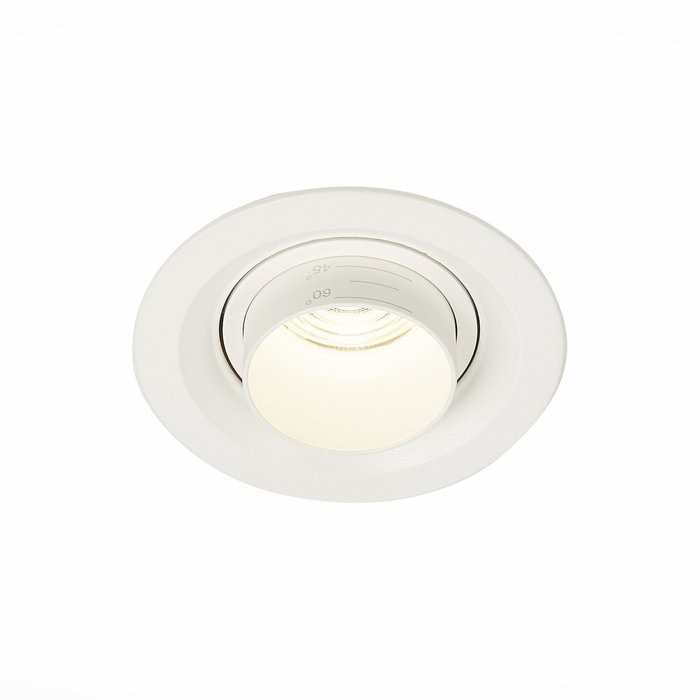 Встраиваемый светильник Zoom белого цвета - купить Встраиваемые споты по цене 1900.0