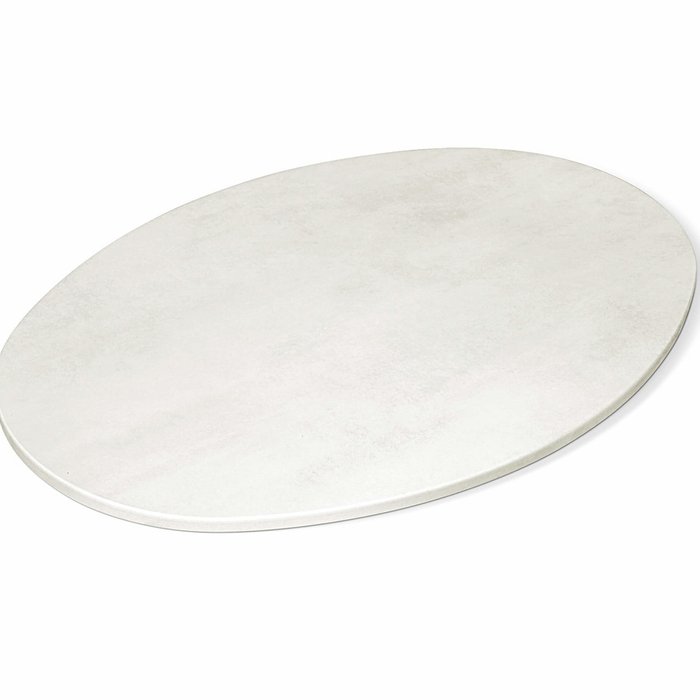 Обеденный стол овальный Castor белого цвета - купить Обеденные столы по цене 13855.0