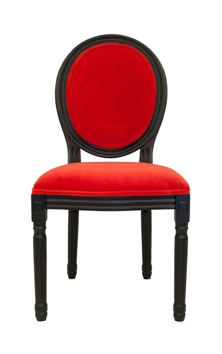 Стул Volker Red с мягкой обивкой  - купить Обеденные стулья по цене 25500.0