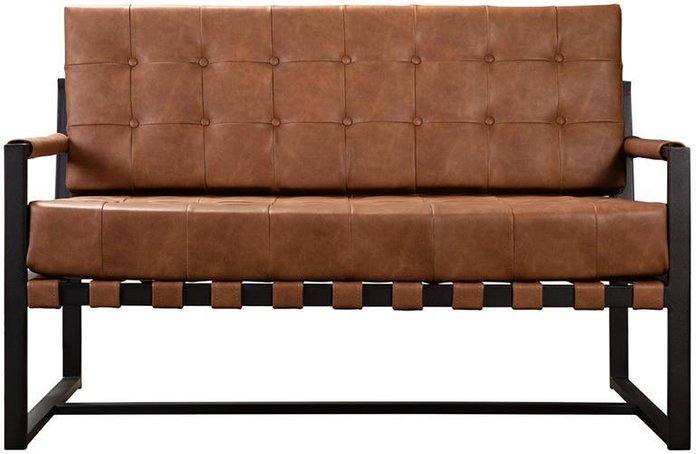 Диван Loft 2-1 коричневого цвета - лучшие Прямые диваны в INMYROOM