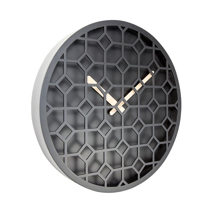 Настенные часы Discrete черного цвета - купить Часы по цене 11410.0
