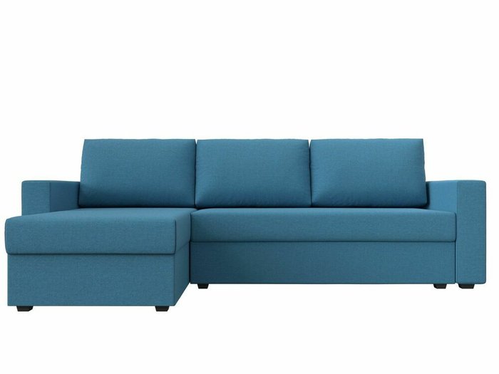 Угловой диван-кровать Траумберг Лайт голубого цвета левый угол - купить Угловые диваны по цене 25999.0