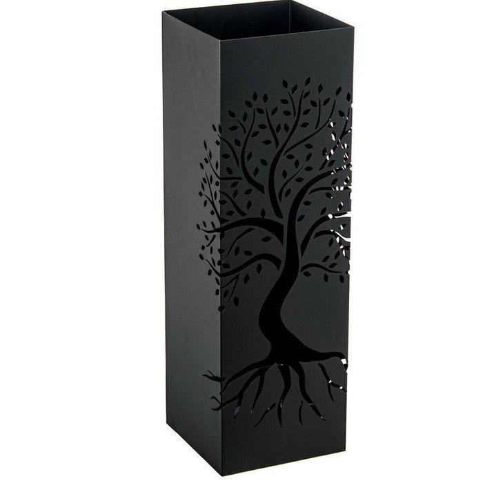 Корзина для зонтов Чёрный Дерево 15 x 49 x 15 cm