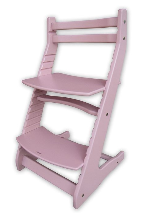 Растущий регулируемый стул Вырастайка розового цвета